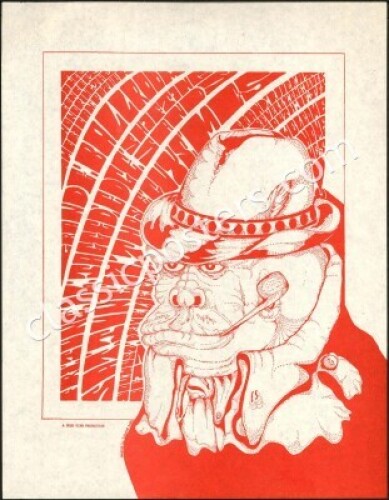 Very Rare MC5 Grande Ballroom Handbill