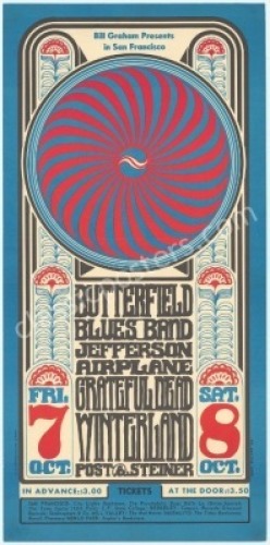 Nice-Looking BG-30 Grateful Dead Poster