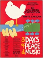 Superb Original Small Size AOR 3.1 Woodstock Poster